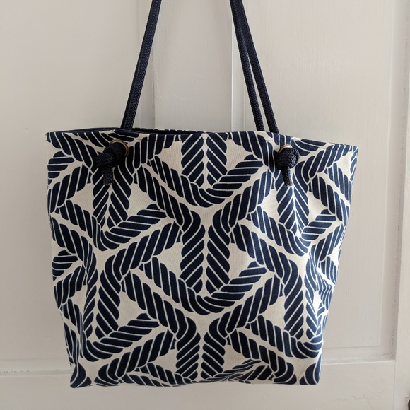 Nautical Rope Handmade Rope Handled Bag - Picture 2 of 6